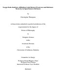 Cover page: Large-Scale Analysis of Modern Code Review Practices and Software Security in Open Source Software