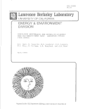 Cover page: Ventilation Requirements for Control of Occupancy Odor and Tobacco Smoke Odor: Laboratory 
Studies Final Report