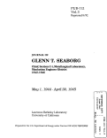 Cover page: Journal of Glenn T. Seaborg: Chief, Section C-1, Metallurgical Laboratory, Manhattan Engineer District, 1942-46 (Volume 3)