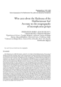 Cover page: Who cares about the Hydrozoa of the Mediterranean Sea? An essay on the zoogeography of inconspicuous groups