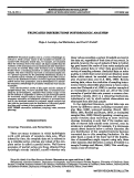 Cover page: TRUNCATED DISTRIBUTIONS IN HYDROLOGIC ANALYSIS1