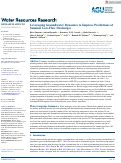 Cover page: Leveraging Groundwater Dynamics to Improve Predictions of Summer Low‐Flow Discharges