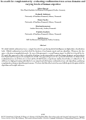 Cover page: In search for complementarity: evaluating confirmation trees across domains and varying levels of human expertise