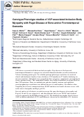 Cover page: Genotype-Phenotype studies of VCP-associated Inclusion Body Myopathy with Paget Disease of Bone and/or Frontotemporal Dementia