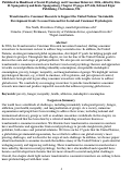 Cover page of Transformative consumer research to support the United Nations’ Sustainable Development Goals: Lessons from and for social and consumer psychologists