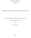 Cover page: Dual Language Immersion Programs in the Era of School Choice: A Case Study of Greater Los Angeles