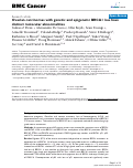 Cover page: Ovarian carcinomas with genetic and epigenetic BRCA1 loss have distinct molecular 
abnormalities