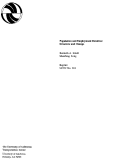 Cover page: Population and Employment Densities: Structure and Change