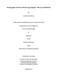 Cover page: Demographic Inference from Large Samples: Theory and Methods