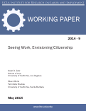 Cover page: Seeing Work, Envisioning Citizenship