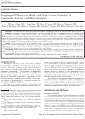 Cover page: Ultrasound‐guided core needle biopsy in salivary glands: A meta‐analysis