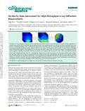 Cover page: On-the-Fly Data Assessment for High-Throughput X‑ray Diffraction Measurements