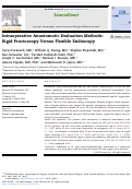 Cover page: Intraoperative Anastomotic Evaluation Methods: Rigid Proctoscopy Versus Flexible Endoscopy