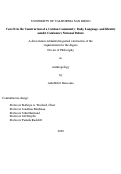 Cover page: Castells in the Construction of a Catalan Community: Body, Language, and Identity amidst Catalonia’s National Debate