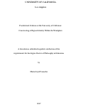 Cover page: Postdoctoral Scholars at the University of California: Constructing a Migrant Identity Within the Workplace