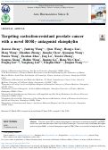 Cover page: Targeting castration-resistant prostate cancer with a novel RORγ antagonist elaiophylin