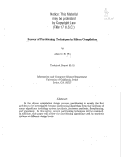 Cover page: Survey of partitioning techniques in silicon compilation