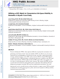 Cover page: Using a GPS Watch to Characterize Life-Space Mobility in Dementia: A Dyadic Case Study.