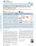 Cover page: Identification of the Neoaspergillic Acid Biosynthesis Gene Cluster by Establishing an In Vitro CRISPR-Ribonucleoprotein Genetic System in Aspergillus melleus