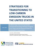 Cover page: Strategies for Transitioning to Low-Carbon Emission Trucks in the United States