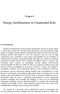 Cover page: Energy Geostructures in Unsaturated Soils