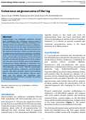 Cover page: Cutaneous angiosarcoma of the leg