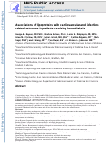 Cover page: Associations of lipoproteins with cardiovascular and infection-related outcomes in patients receiving hemodialysis.