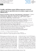 Cover page: Volatility and lifetime against OH heterogeneous reaction of ambient isoprene-epoxydiols-derived secondary organic aerosol (IEPOX-SOA)