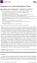 Cover page: Integration of C1 and C2 Metabolism in Trees