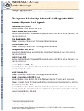 Cover page: The Dynamic Relationship Between Social Support and HIV-Related Stigma in Rural Uganda