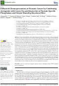 Cover page: Enhanced Chemoprevention of Prostate Cancer by Combining Arctigenin with Green Tea and Quercetin in Prostate-Specific Phosphatase and Tensin Homolog Knockout Mice