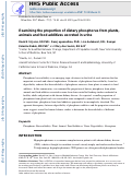 Cover page: Examining the Proportion of Dietary Phosphorus From Plants, Animals, and Food Additives Excreted in Urine