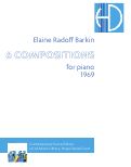 Cover page: 6 Compositions for Piano&nbsp;
