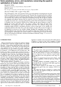 Cover page: Some paradoxes, errors, and resolutions concerning the spectral optimization of human vision