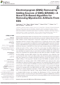 Cover page: Electromyogram (EMG) Removal by Adding Sources of EMG (ERASE)—A Novel ICA-Based Algorithm for Removing Myoelectric Artifacts From EEG