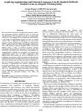 Cover page: Acquiring Agglutinating and Fusional Languages Can Be Similarly Difficult:
Evidence from an Adaptive Tracking Study