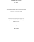 Cover page: Experimental and Analytical Studies of Moderate Aspect Ratio Reinforced Concrete Structural Walls