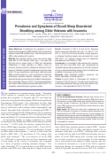 Cover page: Prevalence and symptoms of occult sleep disordered breathing among older veterans with insomnia.