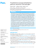 Cover page: Visualization of oxygen distribution patterns caused by coral and algae
