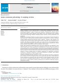 Cover page: Acute rotenone poisoning: A scoping review