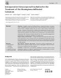 Cover page: Intraoperative Extracorporeal Irradiation for the Treatment of the Meningioma-Infiltrated Calvarium