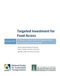 Cover page: Targeted Investment for Food Access