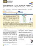 Cover page: Experiment and Theory in Concert To Unravel the Remarkable Electronic Properties of Na-Doped Eu11Zn4Sn2As12: A Layered Zintl Phase