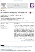 Cover page: Dataset on SPT-based seismic soil liquefaction