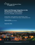 Cover page: Solar and Storage Integration in the Southeastern United States: Economics, Reliability, and Operations