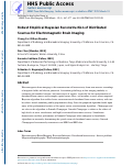 Cover page: Robust Empirical Bayesian Reconstruction of Distributed Sources for Electromagnetic Brain Imaging