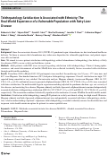 Cover page: Telehepatology Satisfaction Is Associated with Ethnicity: The Real-World Experience of a Vulnerable Population with Fatty Liver Disease