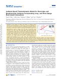 Cover page: Isotherm-Based Thermodynamic Model for Electrolyte and Nonelectrolyte Solutions Incorporating Long- and Short-Range Electrostatic Interactions