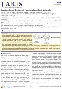 Cover page: Structure-Based Design of Functional Amyloid Materials