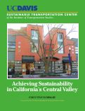 Cover page: Achieving Sustainability inCalifornia’s CentralValley